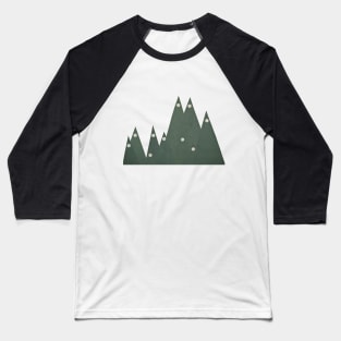 Moonlit Peaks Baseball T-Shirt